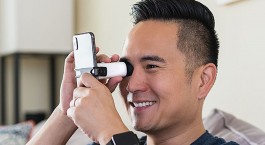 دستگاهی برای تعیین نمره چشم در خانه